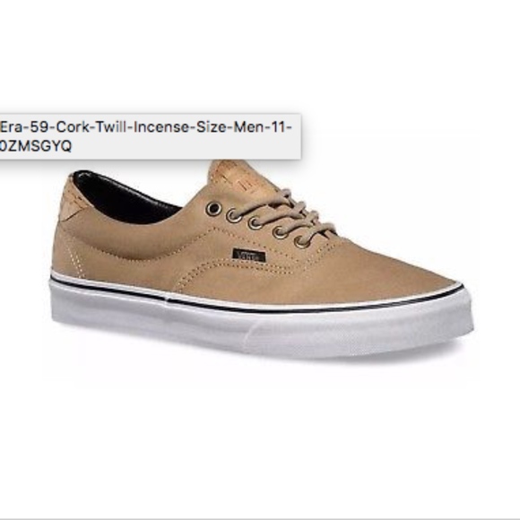 vans era 59 cork incense skate shoes vans era 59 cork incense skate shoes
